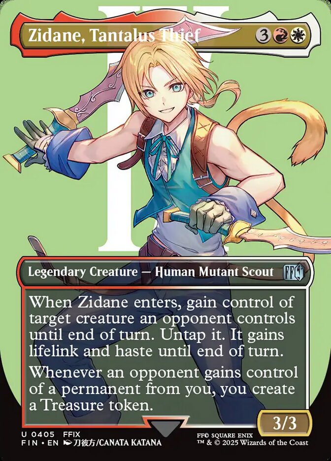 Zidane, Tantalus Thief (Borderless) 