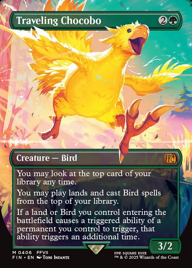 Traveling Chocobo (Borderless) 