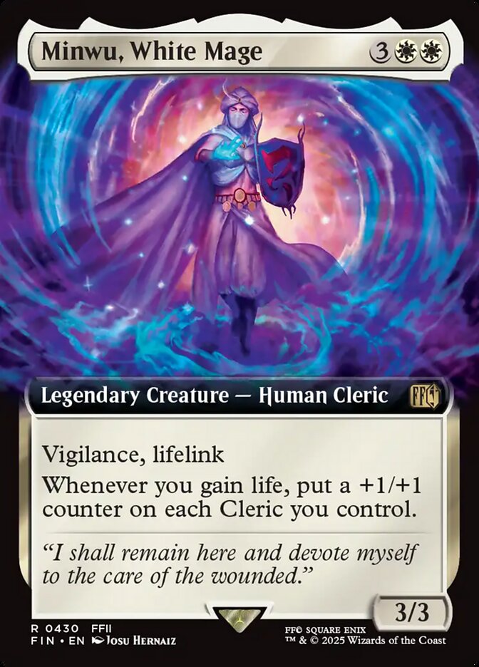 Minwu, White Mage (Extended Art) 