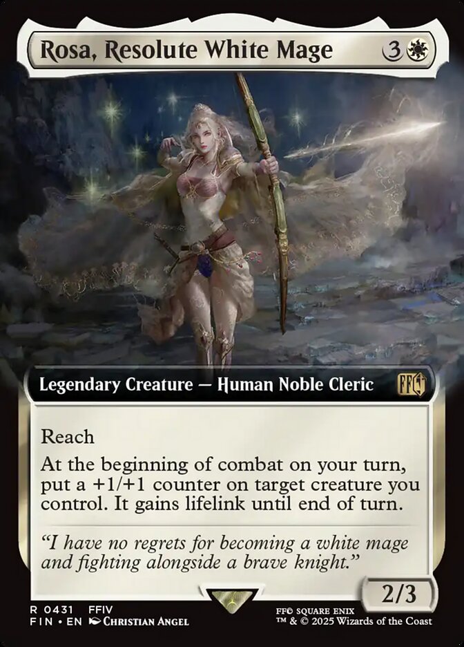 Rosa, Resolute White Mage (Extended Art) 