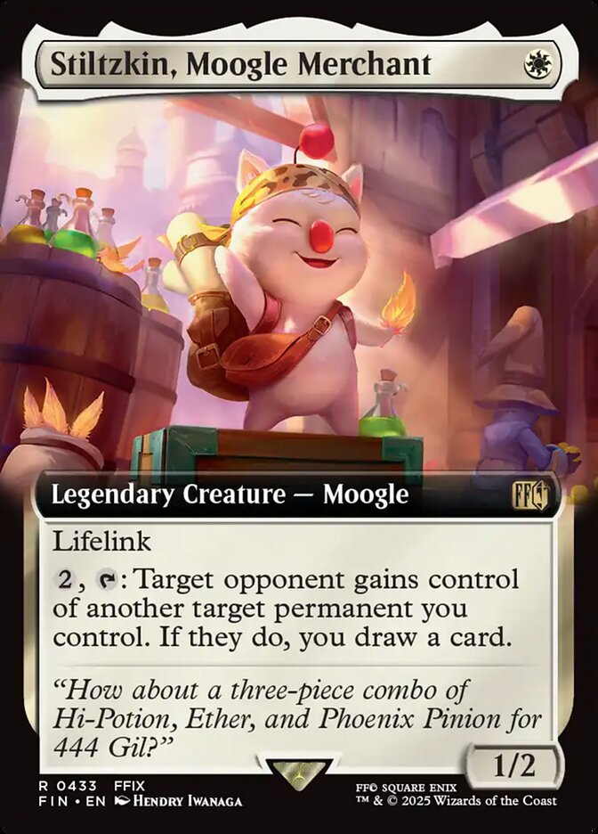 Stiltzkin, Moogle Merchant (Extended Art) 