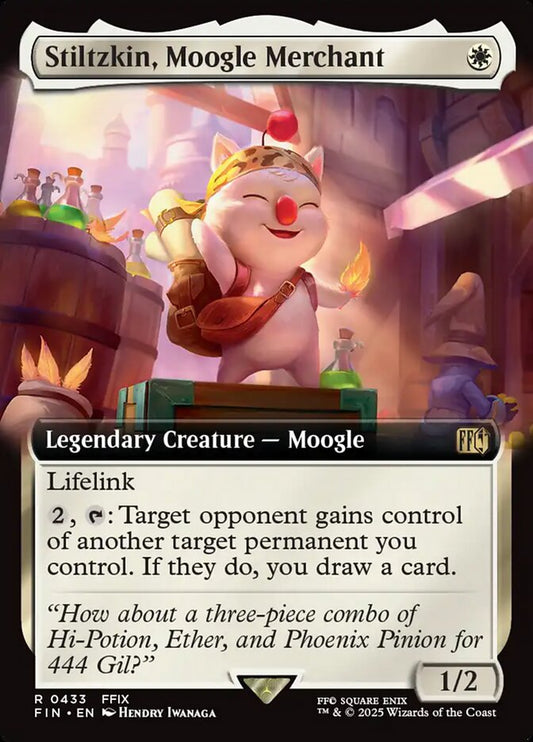 Stiltzkin, Moogle Merchant (Extended Art) 