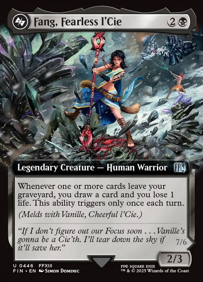 Fang, Fearless l'Cie (Extended Art) 