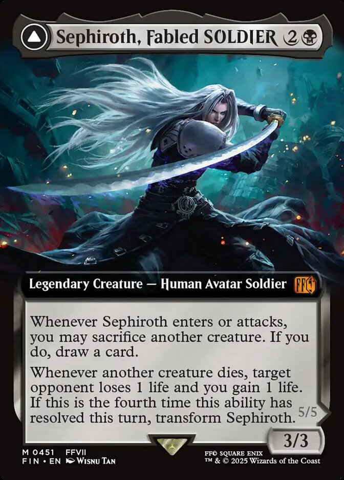Sephiroth, Fabled SOLDIER (Extended Art) 