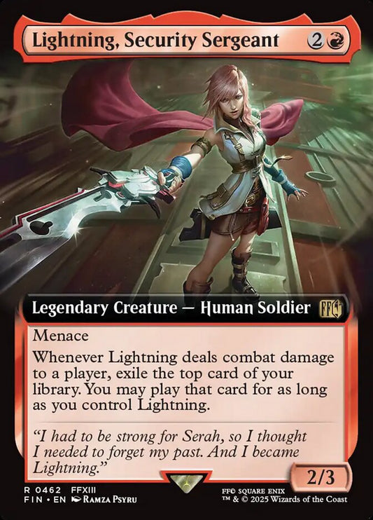 Lightning, Security Sergeant (Extended Art) 