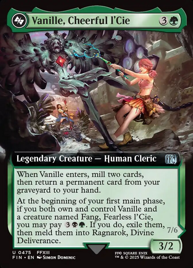 Vanille, Cheerful l'Cie (Extended Art) 