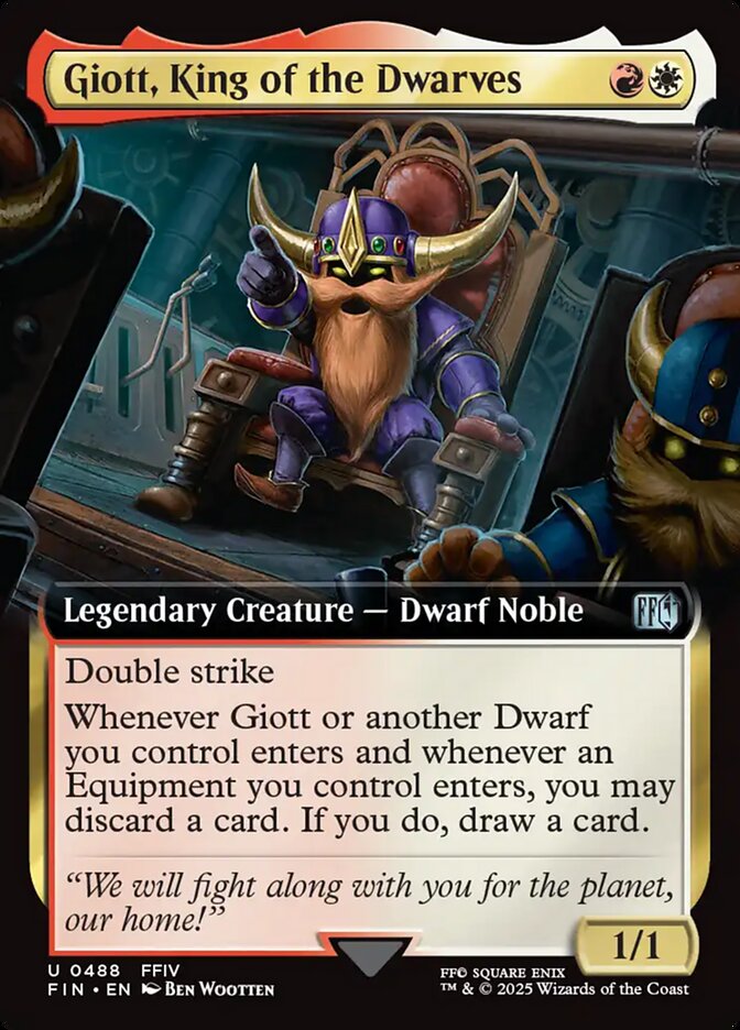 Giott, King of the Dwarves (Extended Art) 