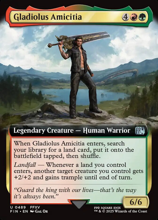 Gladiolus Amicitia (Extended Art) 