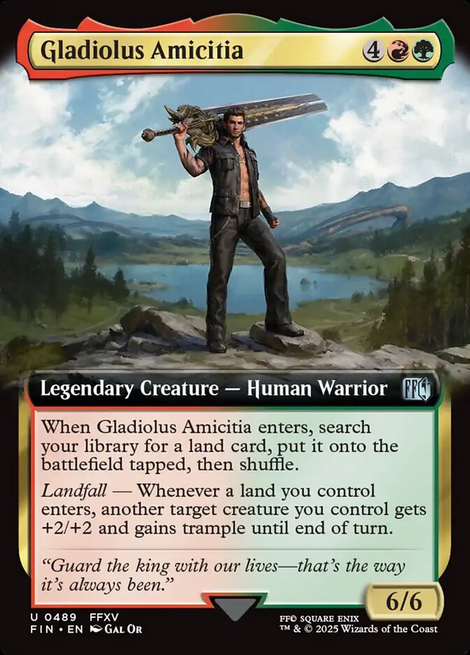 Gladiolus Amicitia (Extended Art) 