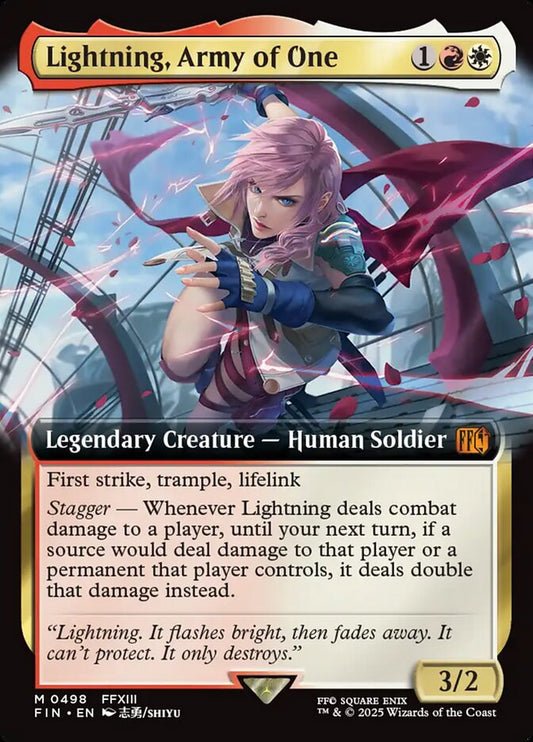 Lightning, Army of One (Extended Art) 