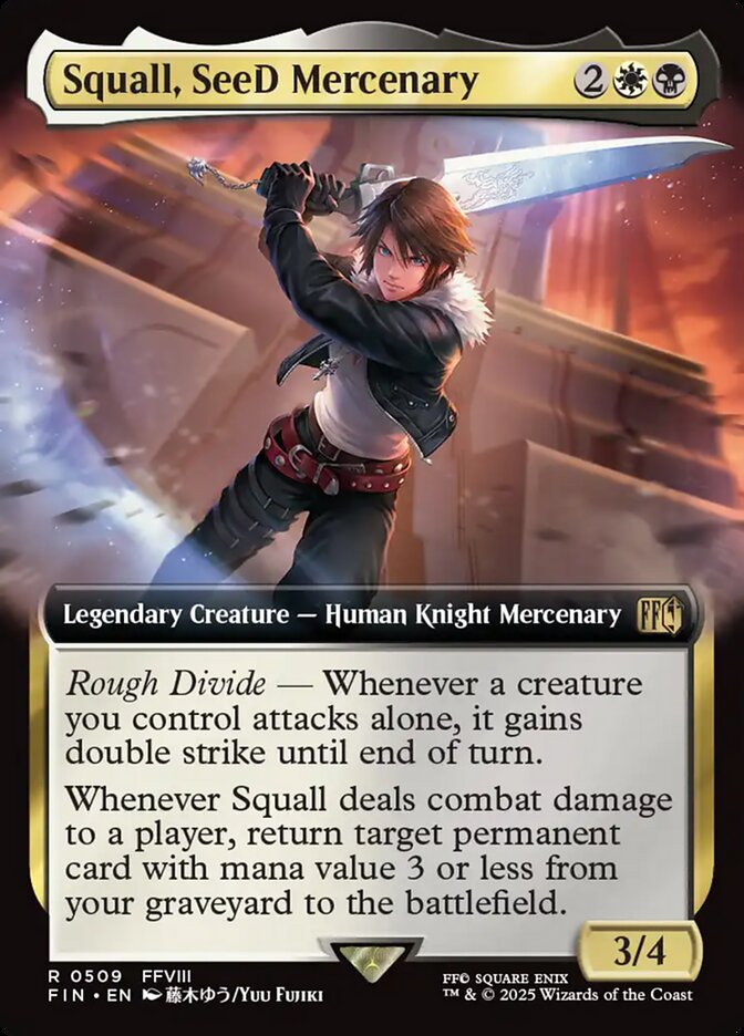 Squall, SeeD Mercenary (Extended Art) 