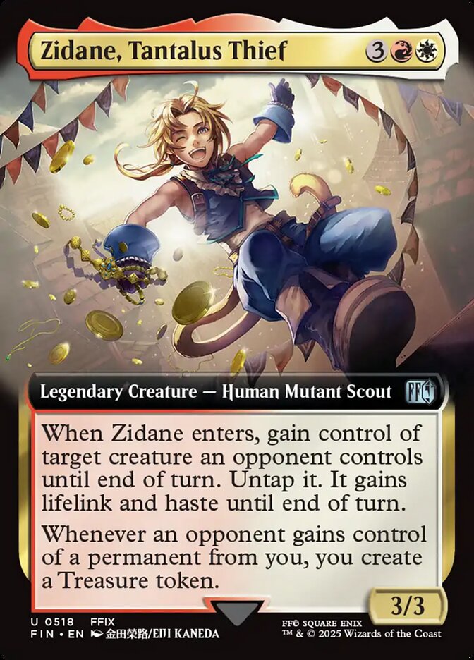 Zidane, Tantalus Thief (Extended Art) 
