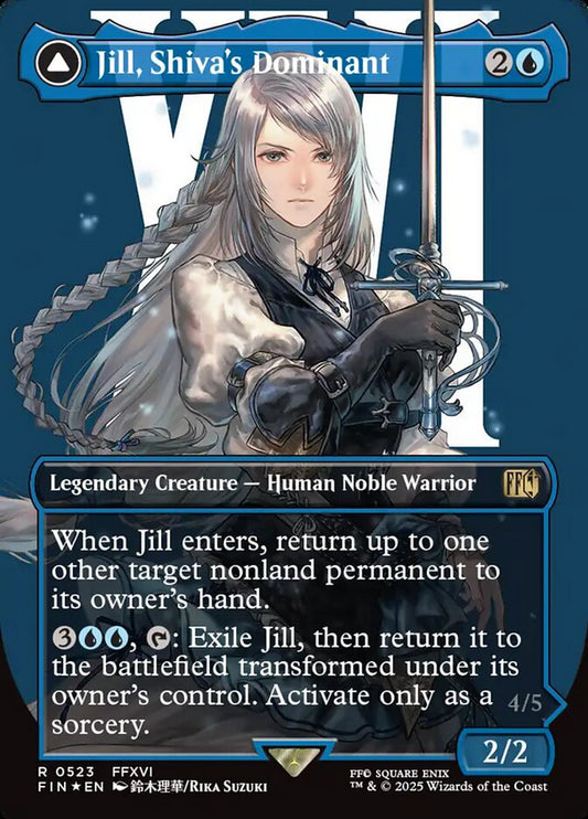 Jill, Shiva's Dominant (Borderless) (Surge Foil) 