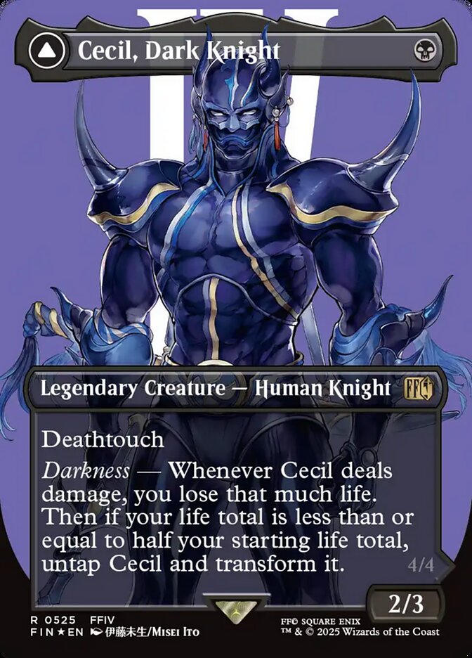 Cecil, Dark Knight (Borderless) (Surge Foil) 