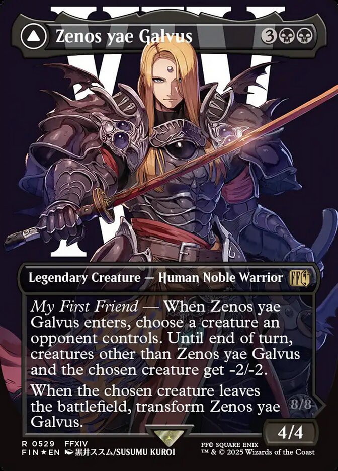 Zenos yae Galvus (Borderless) (Surge Foil) 