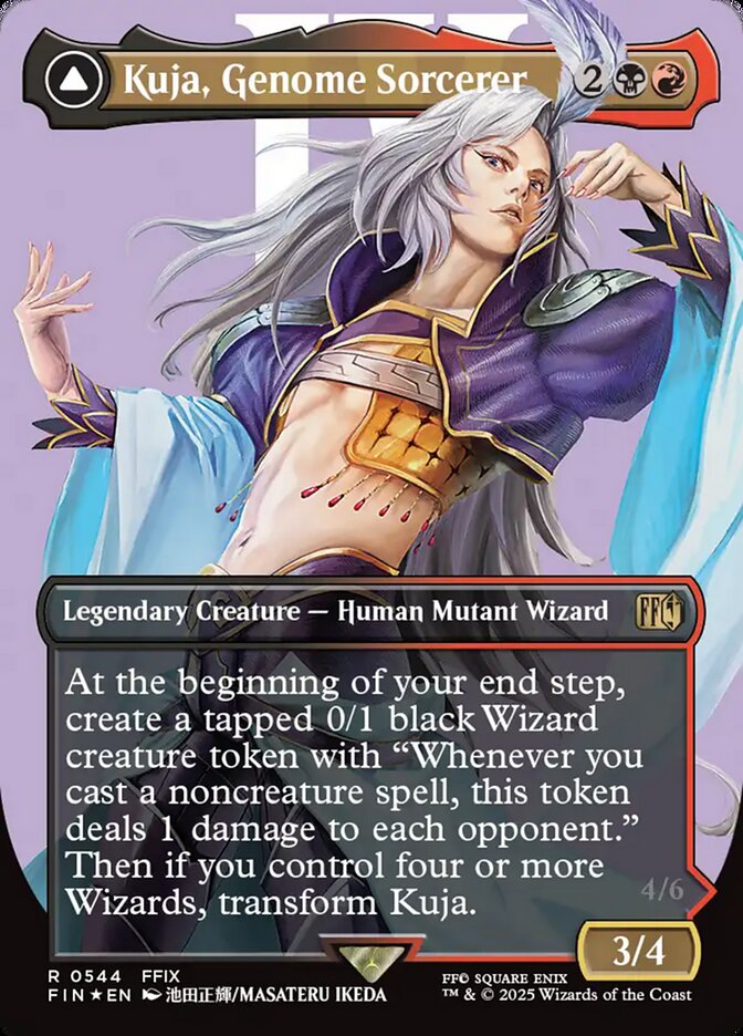 Kuja, Genome Sorcerer (Borderless) (Surge Foil) 