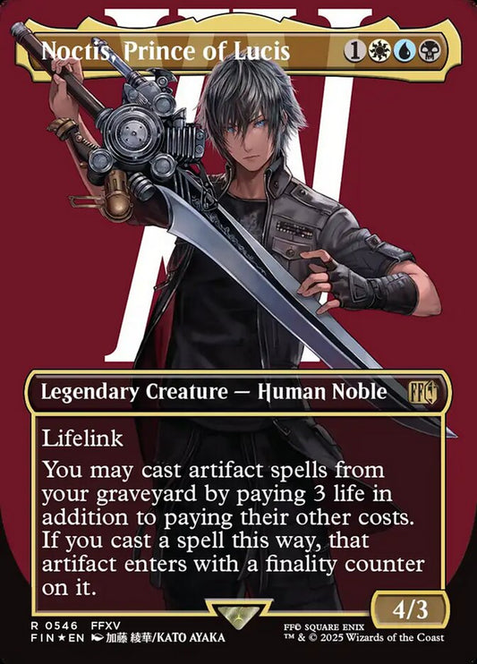 Noctis, Prince of Lucis (Borderless) (Surge Foil) 