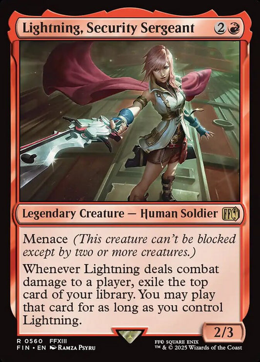 Lightning, Security Sergeant 
