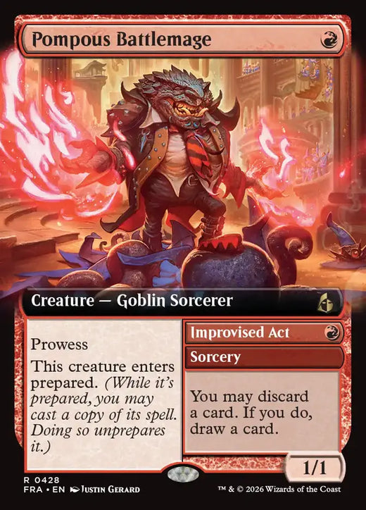 Pompous Battlemage (Extended art)