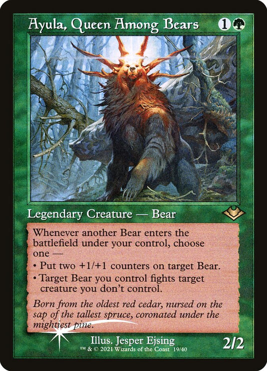 Ayula- Queen Among Bears (Retro Frame)