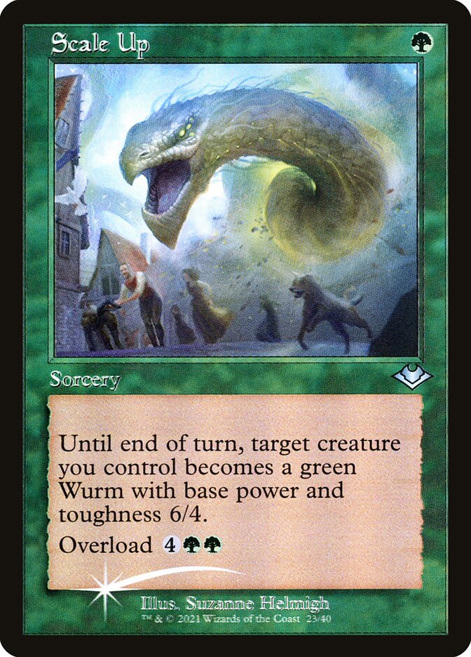Scale Up (Retro Frame) (Foil Etched)