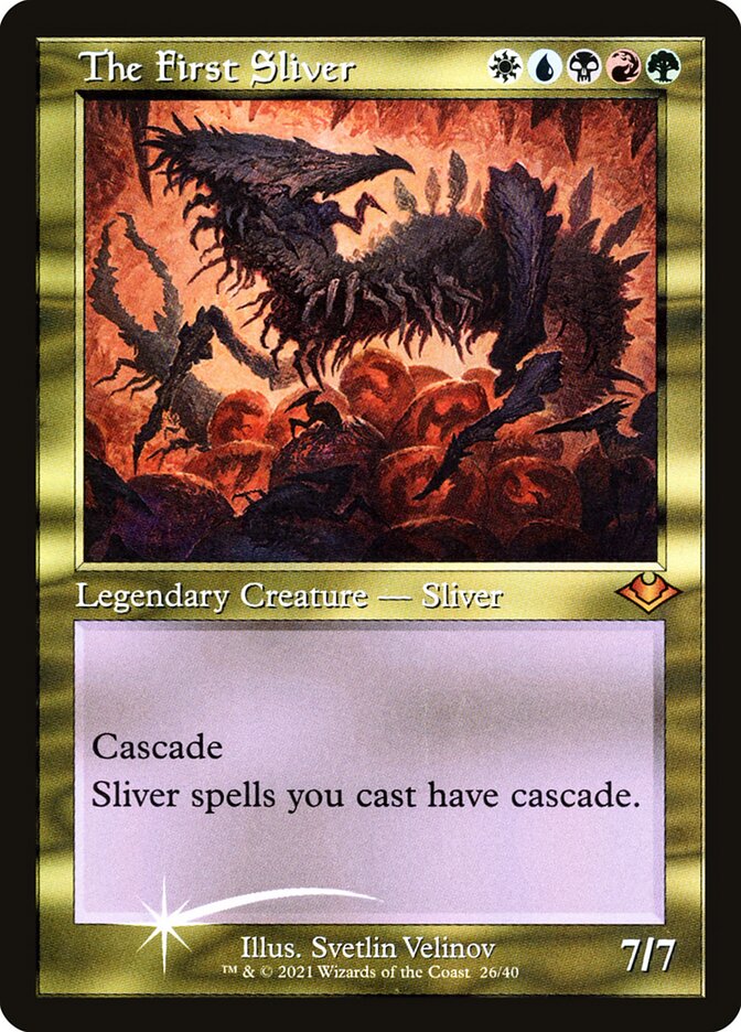 The First Sliver (Retro Frame) (Foil Etched)