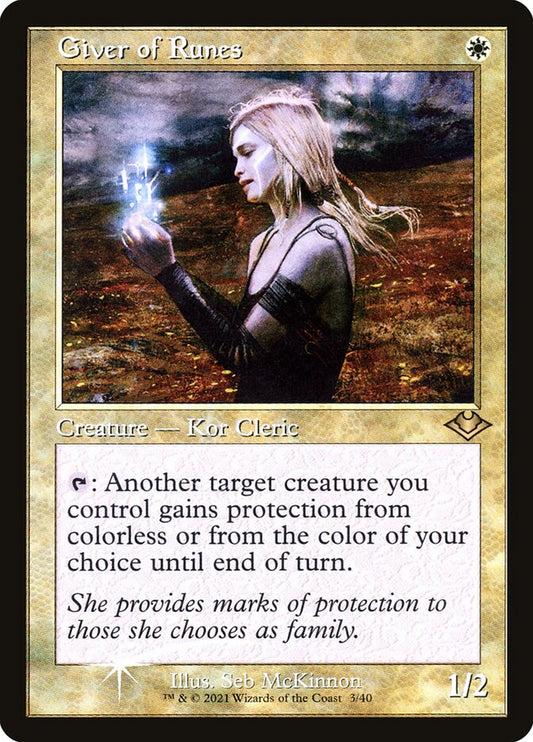 Giver of Runes (Retro Frame) (Foil Etched)