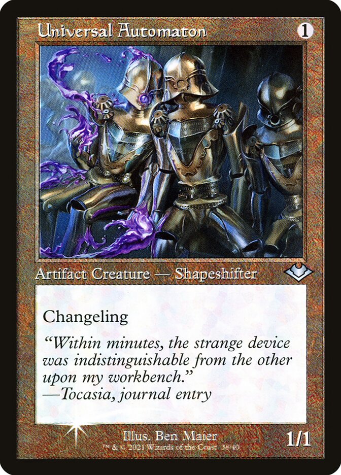 Universal Automaton (Retro Frame)