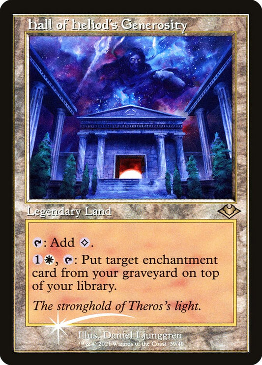 Hall of Heliod's Generosity (Retro Frame) (Foil Etched)