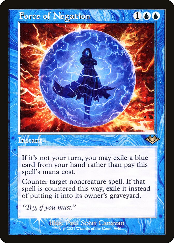 Force of Negation (Retro Frame) (Foil Etched)