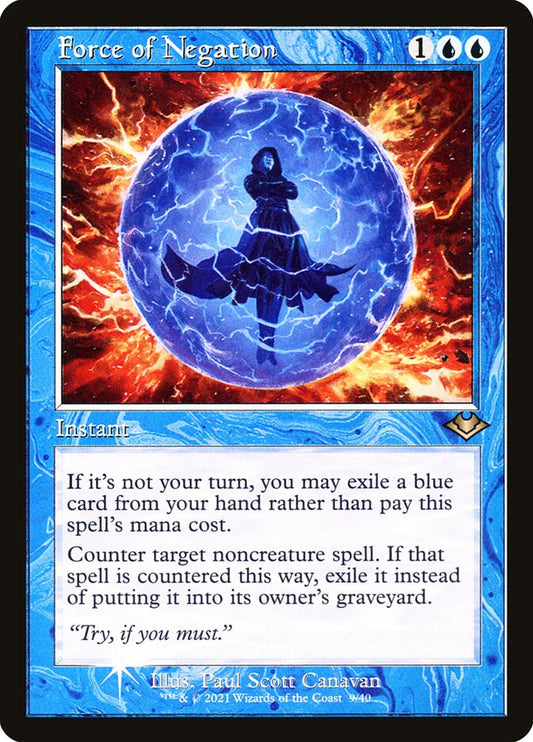 Force of Negation (Retro Frame) (Foil Etched)