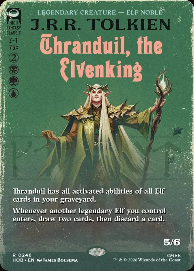 Thranduil, the Elvenking (Borderless)