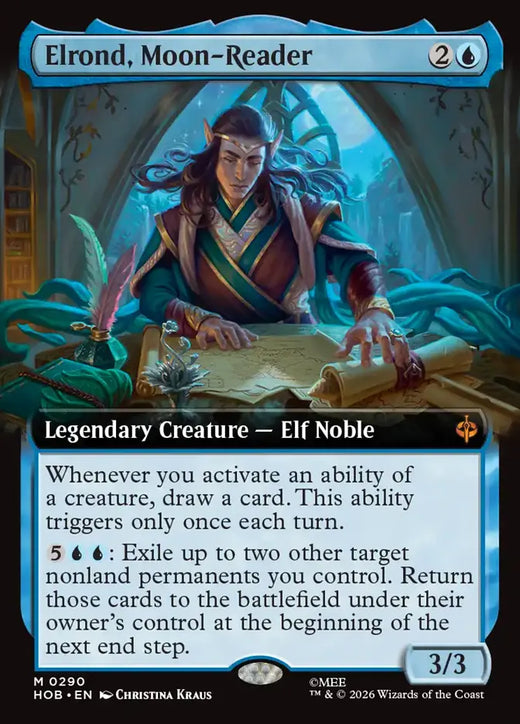 Elrond, Moon-Reader (Extended art)