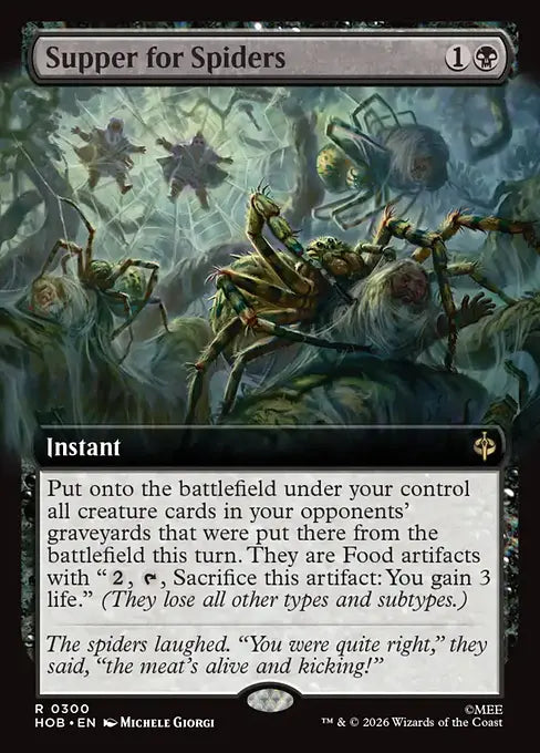 Supper for Spiders (Extended art)