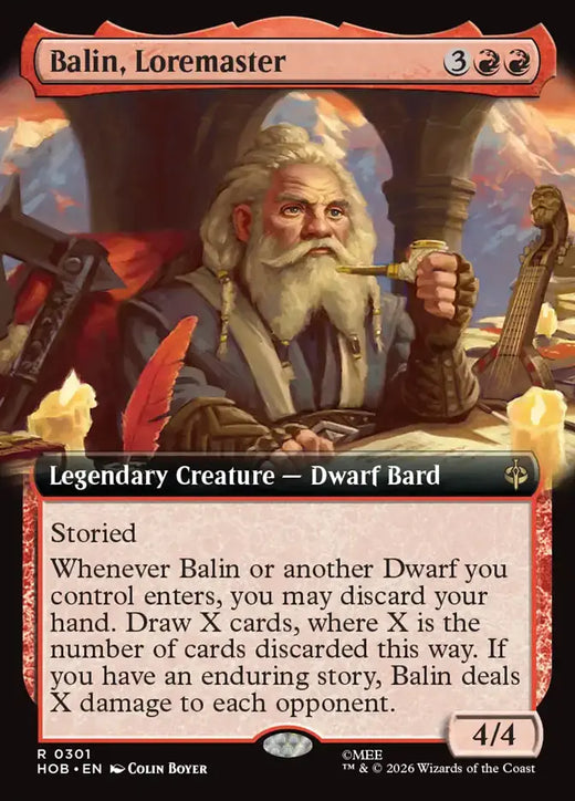Balin, Loremaster (Extended art)