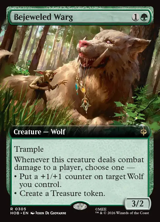 Bejeweled Warg (Extended art)