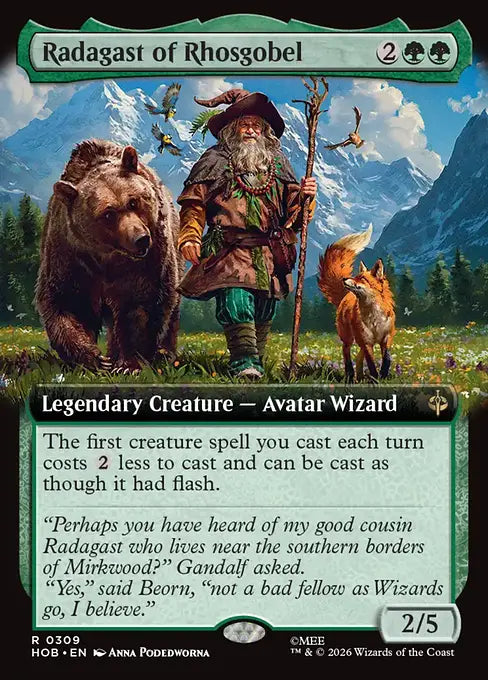 Radagast of Rhosgobel (Extended art)