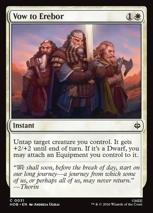 Vow to Erebor
