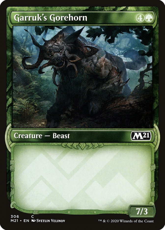 Garruk's Gorehorn (Showcase)