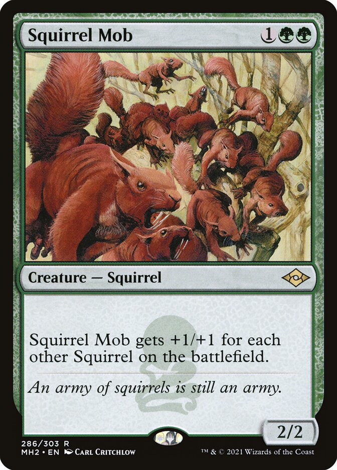 Squirrel Mob (Foil Etched)