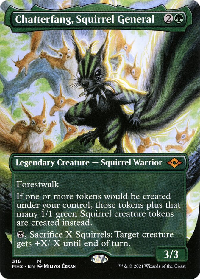 Chatterfang- Squirrel General (Borderless)