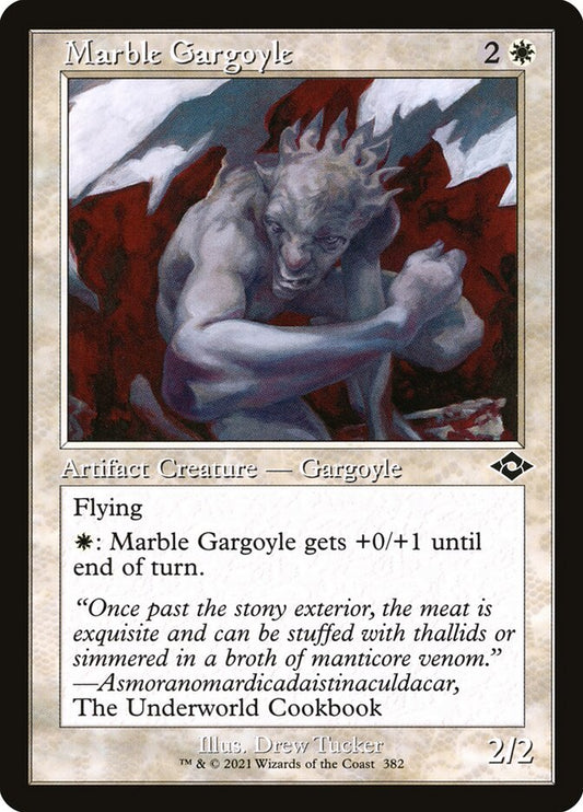 Marble Gargoyle (Retro Frame) (Foil Etched)