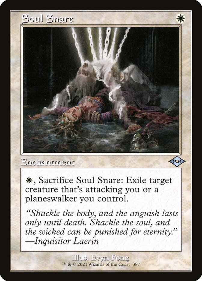 Soul Snare (Retro Frame) (Foil Etched)