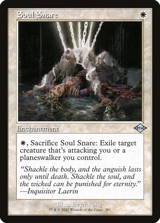 Soul Snare (Retro Frame) (Foil Etched)