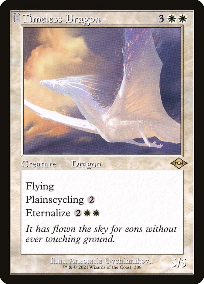 Timeless Dragon (Retro Frame) (Foil Etched)