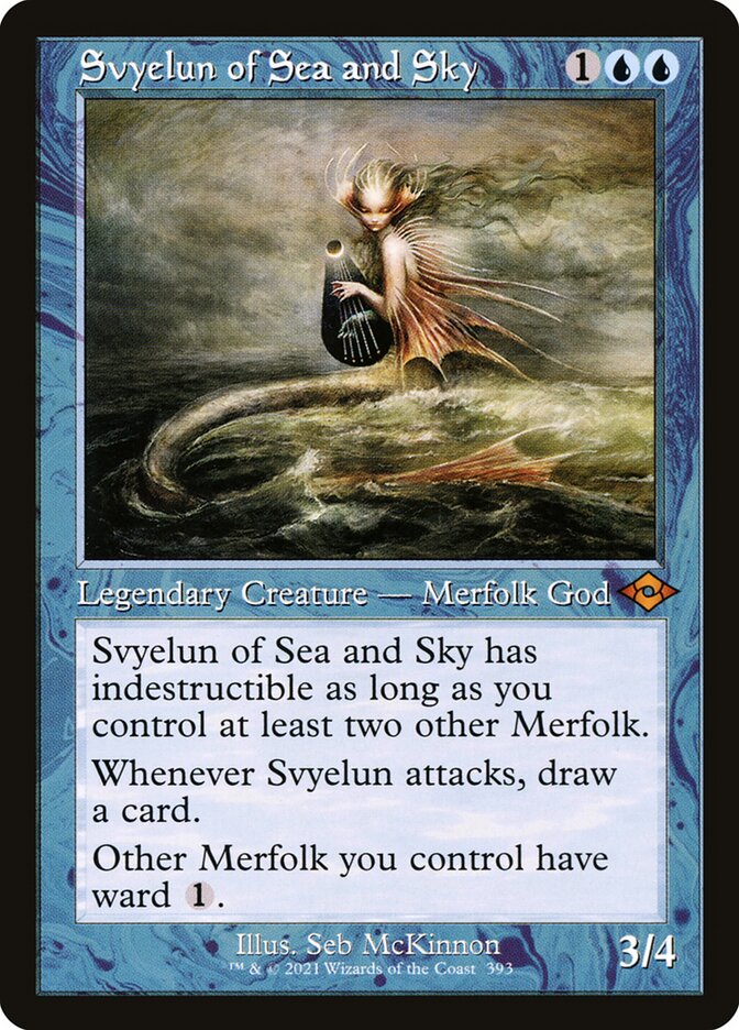 Svyelun of Sea and Sky (Retro Frame) (Foil Etched)