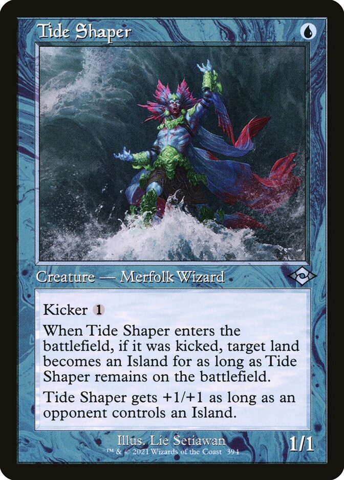 Tide Shaper (Retro Frame) (Foil Etched)