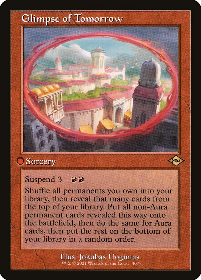 Glimpse of Tomorrow (Retro Frame) (Foil Etched)