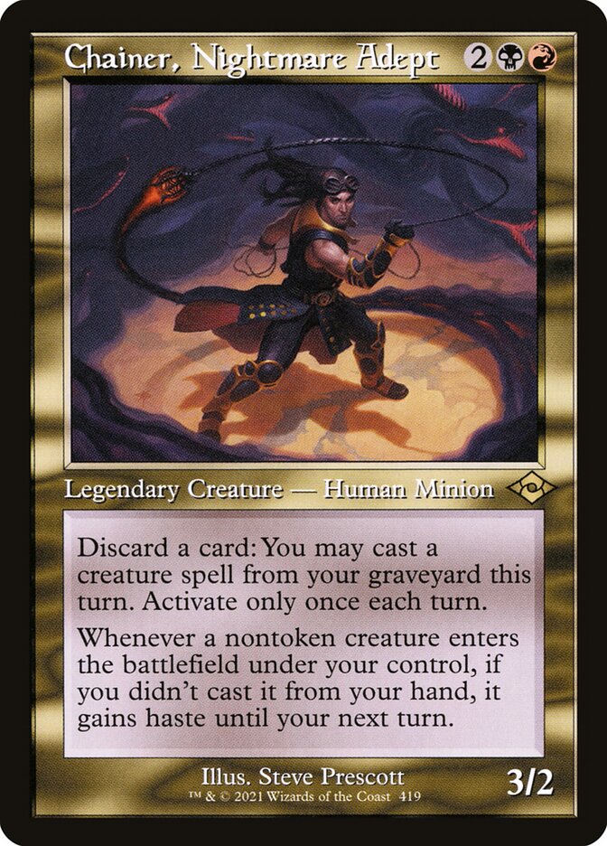Chainer- Nightmare Adept (Retro Frame)