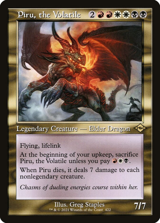 Piru- the Volatile (Retro Frame)